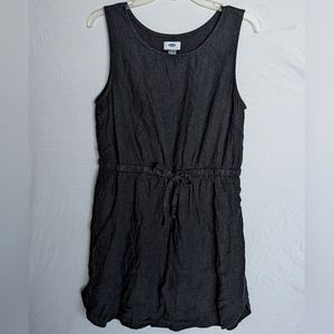 Old Navy Womens Drawstring Waist Tank Dress - Large